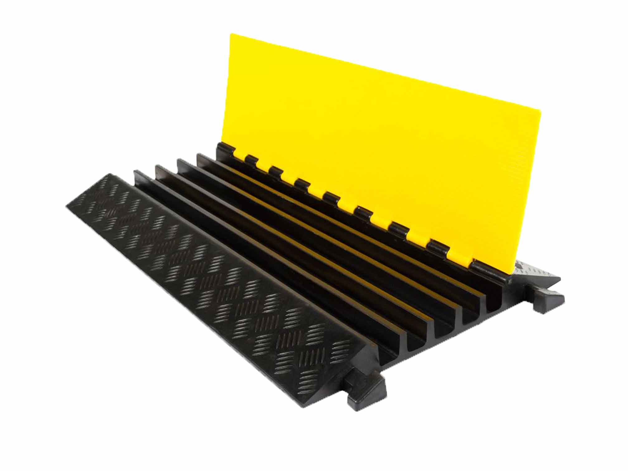 5 CHANNELS 90x50x5.5 - Cable tray - Cable protection - Safety when passing - Central module and left/right curve 5 CHANNELS 90x50x5.5 - Cable tray - Cable protection - Safety when passing - Central module and left/right curve